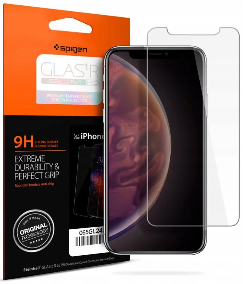 Levně Ochranné sklo SPIGEN - iPhone 11/XR Screen Protector GLAS.tR Slim, Clear (064GL24527)