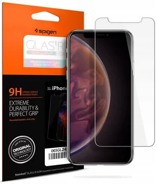 SPIGEN - iPhone 11/XR Protector ecran Glas.TR Subțire, Transparent (064GL24527)