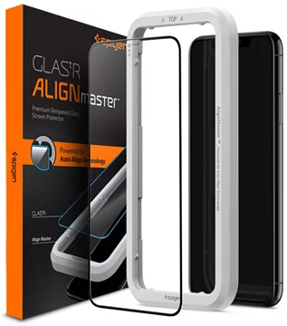 SPIGEN Apple iPhone 11 PRO Displayschutz ALM GLAS, klar  