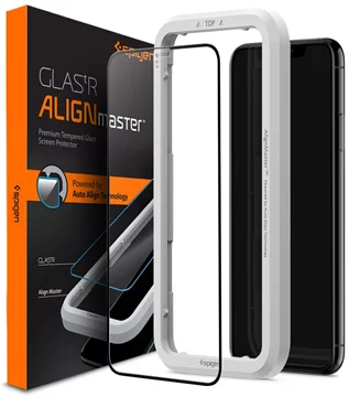 SPIGEN ALM STICLĂ FC IPHONE 11 NEGRU (AGL00106)