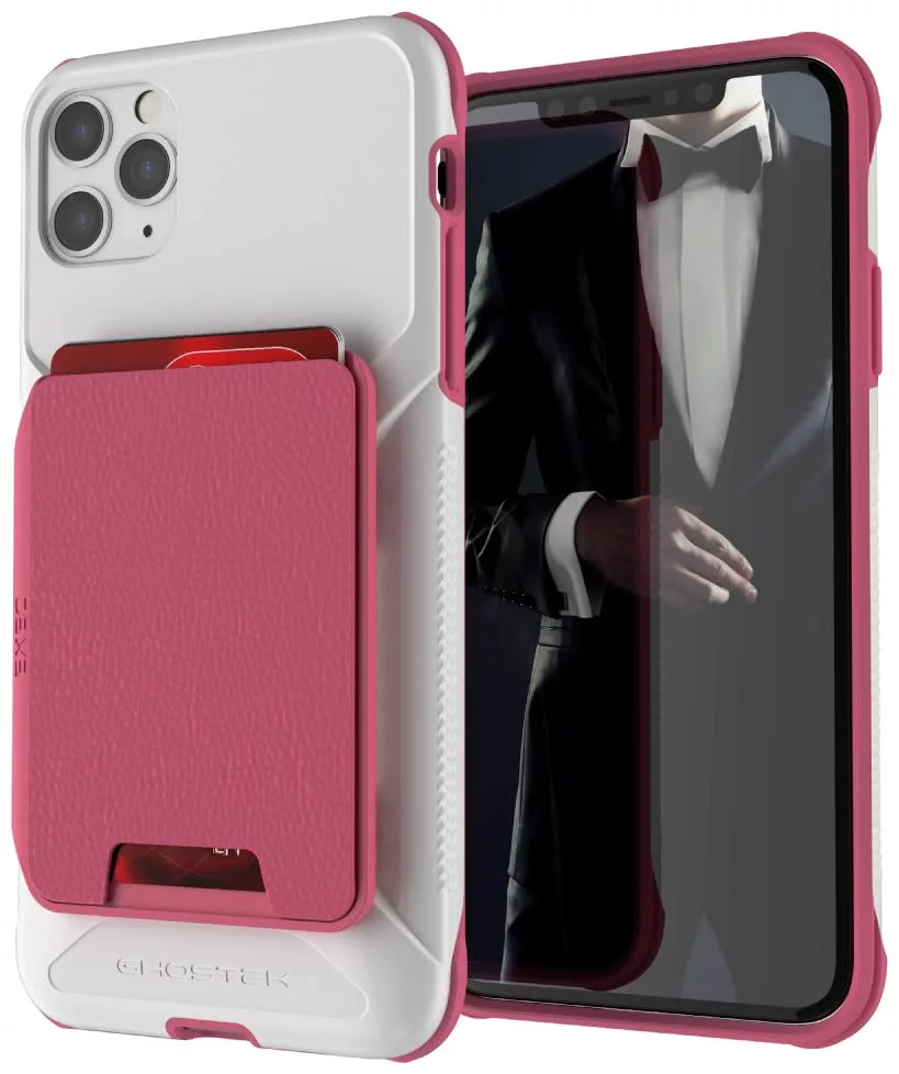 Tok Ghostek - Apple iPhone 11 Pro Max Wallet Case Exec 4 Series, Pink (GHOCAS2284)