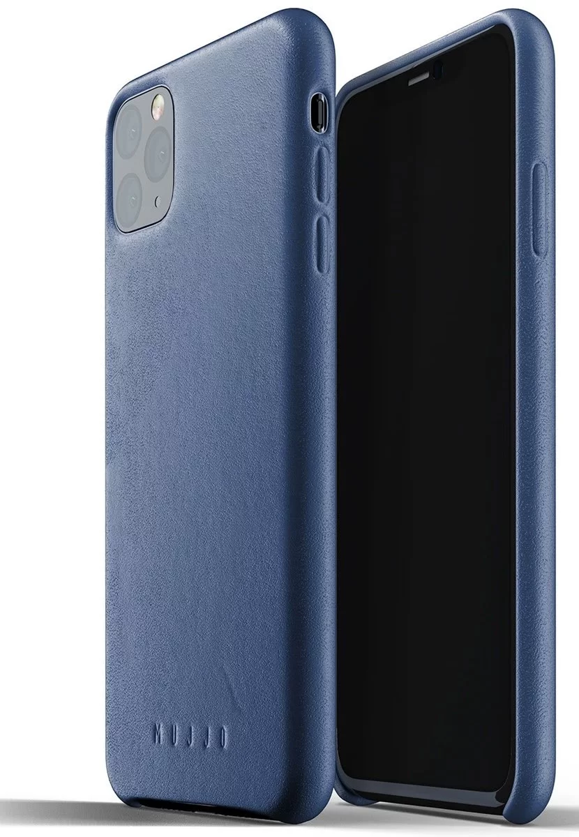 Levně Kryt MUJJO Full Leather Case for iPhone 11 Pro Max - Monaco Blue (MUJJO-CL-003-BL)