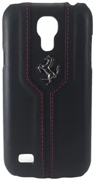 Ferrari - Samsung Galaxy S4 mini Faceplate - Black (FEMTHCS4MBL)
