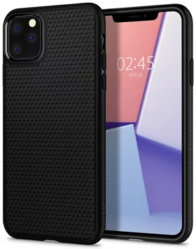 SPIGEN LIQUID AIR matt schwarze Hülle iPhone 11 Pro Max (075CS27134)  