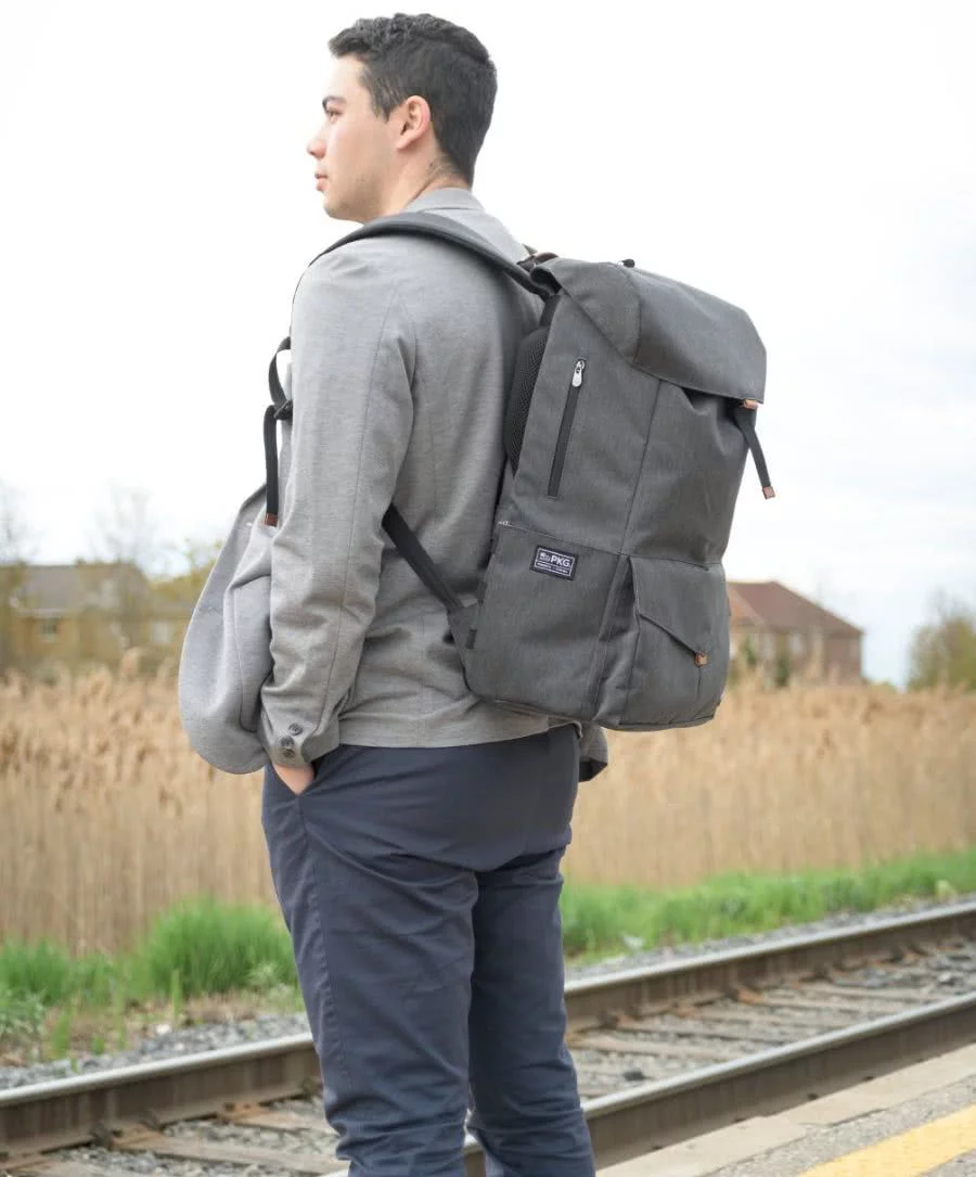 PKG Cambridge Laptop Backpack 15 Backpack For Laptop Black