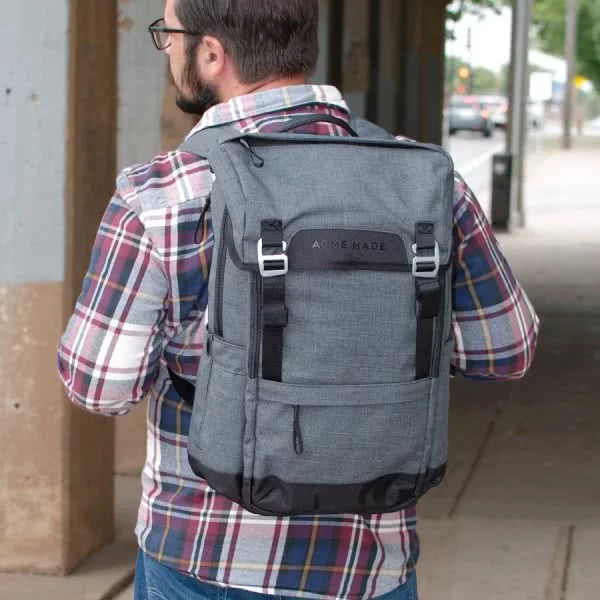 Acme Made Divisadero Traveler Backpack for up to 17" laptop, 21 L, gray Acme Made Divisadero Traveler Backpack for up to 17" laptop, 21 L, gray