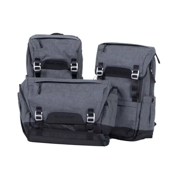 Acme Made Divisadero Traveler Backpack  for up to 17" laptop, 21 L, gray