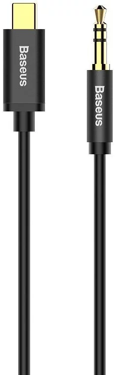Kábel Baseus Yiven Audio cable USB-C to mini jack 3,5mm, 1.2m (Black) (6953156262553)