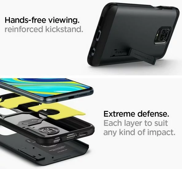 Case SPIGEN TOUGH ARMOR XIAOMI REDMI NOTE 9S/9 PRO/9 PRO MAX METAL