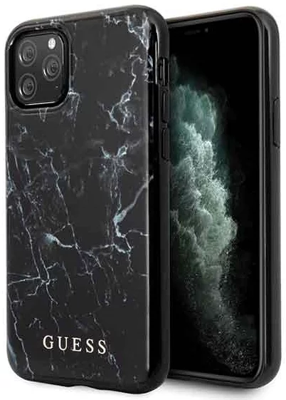 Tok Guess iPhone 11 Pro Black Marble (GUHCN58PCUMABK)