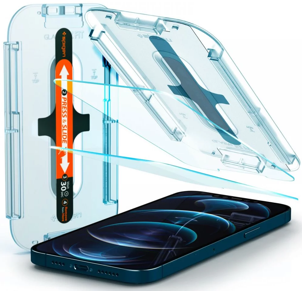 Ochranné sklo SPIGEN GLAS.TR ”EZ FIT” 2-PACK IPHONE 12 PRO MAX (AGL01791)