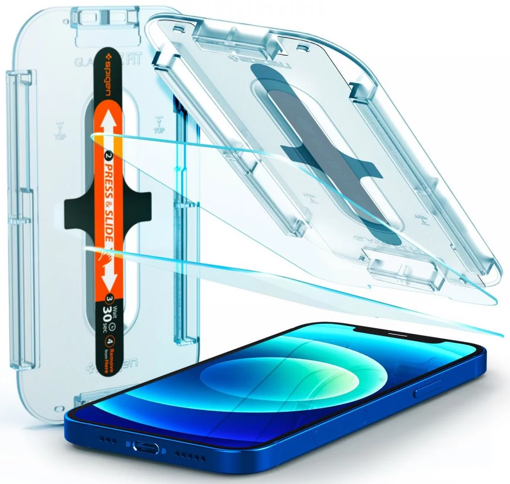 Vidrio Templado Spigen Glas.tr ez Fit 2-pack iPhone 15 Pro Max