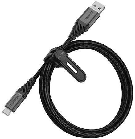 Levně Kabel OtterBox USB-A/USB-C Data Transfer Cable, Black (78-52664)