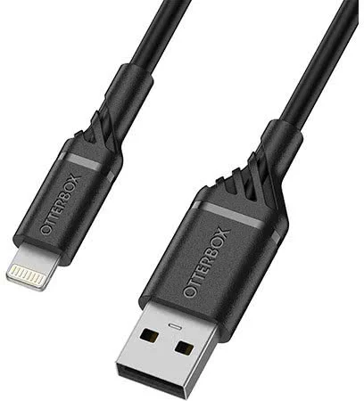 Levně Kabel OtterBox 1m Lightning to USB-A Cable, Black (78-52525)