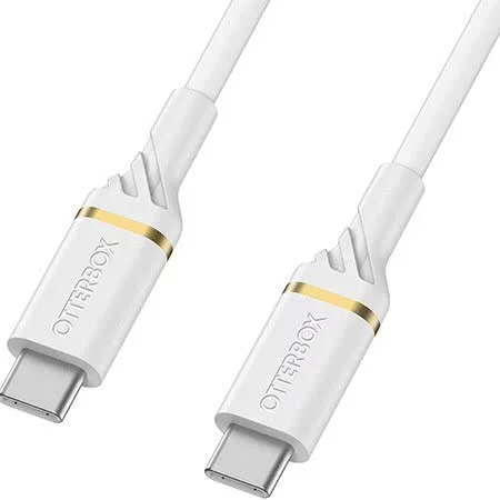 Kábel OtterBox 1m USB-C to USB-C Fast Charge Cable, White (78-52672)