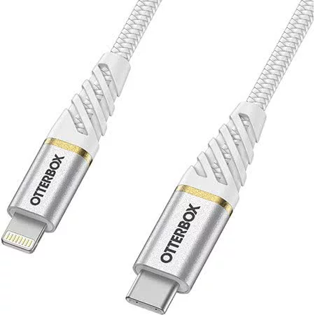 Levně Kabel Otterbox Premium Cable USB C-Lightning 1M USB-PD white (78-52651)