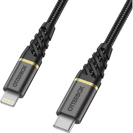 Kábel Otterbox Premium Cable USB C-Lightning 2M USB-PD black (78-52655)