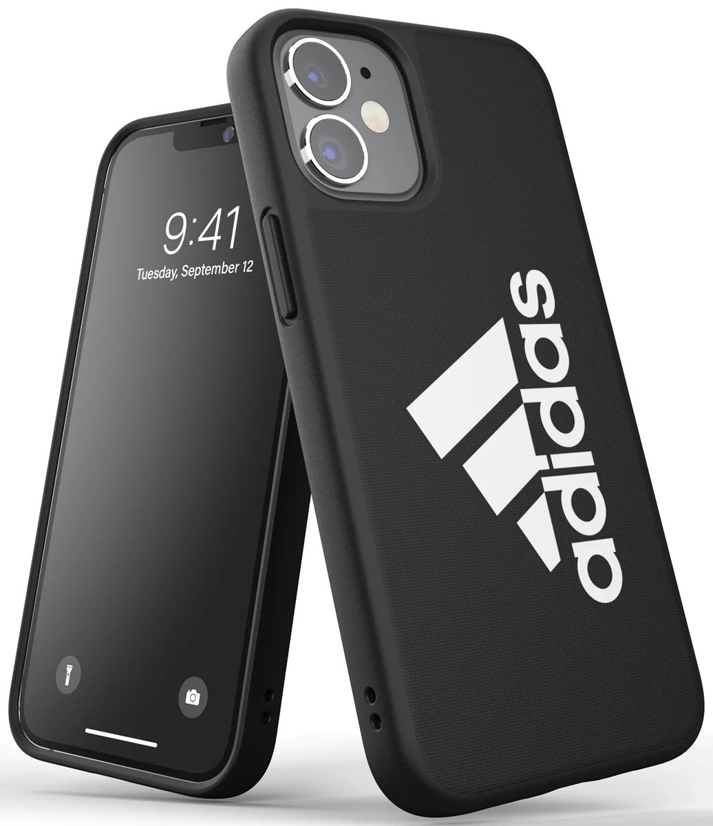 Levně Kryt ADIDAS - Iconic Sports Case for iPhone 12 Mini, black (42460)