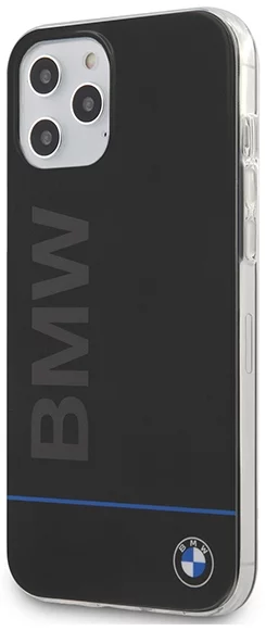 Good luck handicapped Athletic Huse BMW BMHCP12LPCUBBK iPhone 12 Pro Max 6,7 „carcasă neagră Siglă  imprimată semnătură (BMHCP12LPCUBBK)