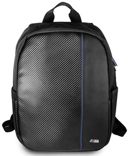 Levně BMW backpack BMBPCO15CAPNBK 15" black Carbon Navy Stripe (BMBPCO15CAPNBK)