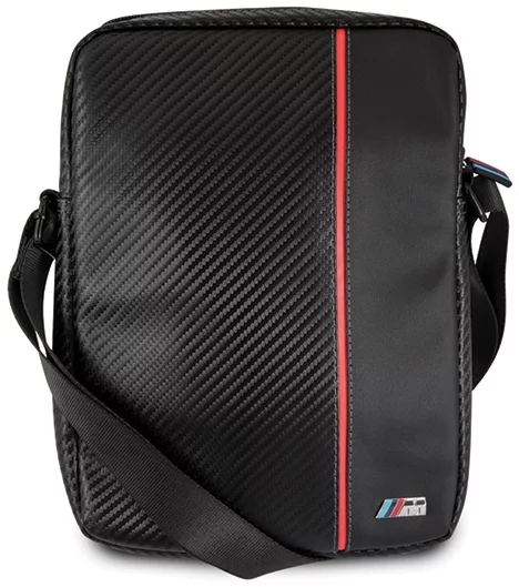 Levně BMW bag BMTB8CAPRBK Tablet 8" black Carbon / Red Stripe (BMTB8CAPRBK)