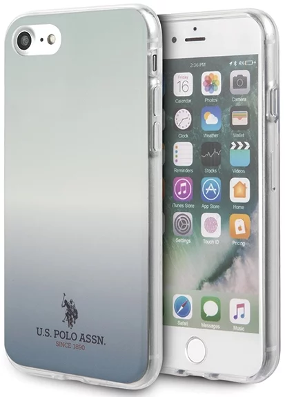 Levně Kryt US Polo USHCI8TRDGLB iPhone 7/8/SE 2020 blue Gradient Pattern Collection (USHCI8TRDGLB)