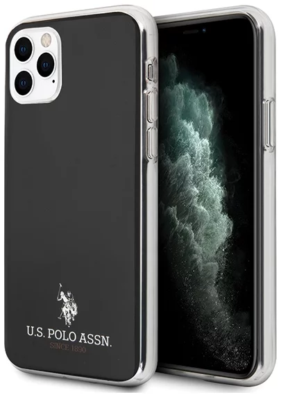 Levně Kryt US Polo USHCN65TPUBK iPhone 11 Pro Max black Shiny (USHCN65TPUBK)