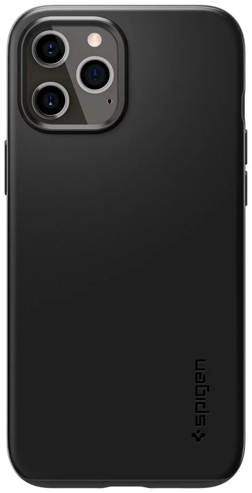 Case SPIGEN THIN FIT IPHONE 12 PRO MAX BLACK (ACS01612)