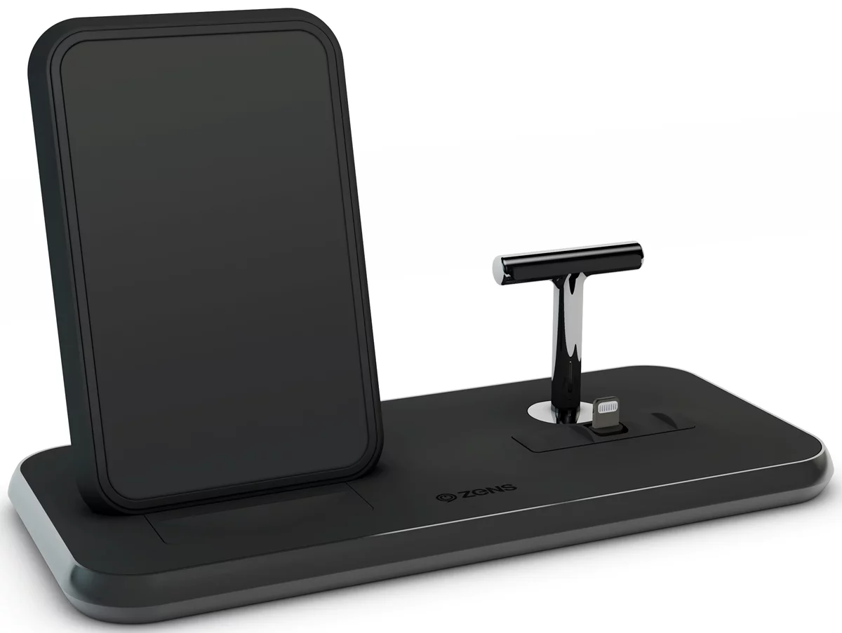 E-shop Nabíjačka Zens Aluminium Dual Wireless Charger + Dock 10W black (ZEDC06B/00)
