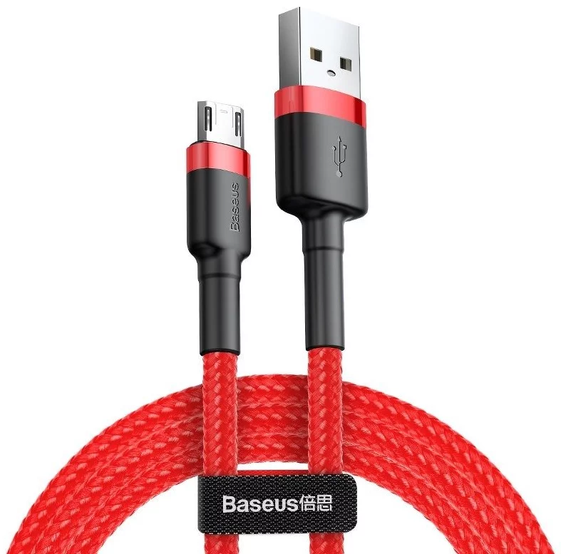 Kábel Baseus Cafule Micro USB cable 2.4A 1m (Red)