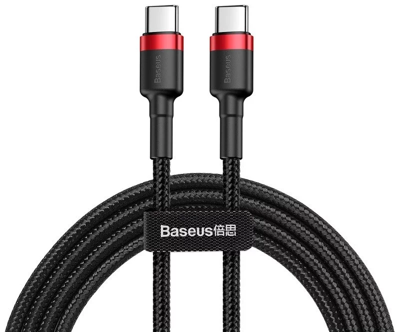 Kábel Baseus Cafule Cable USB-C PD 2.0 QC 3.0 60W 2m (Black+Red)