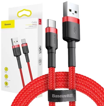 Baseus Cafule USB-C Kabel 2A 3m rot  