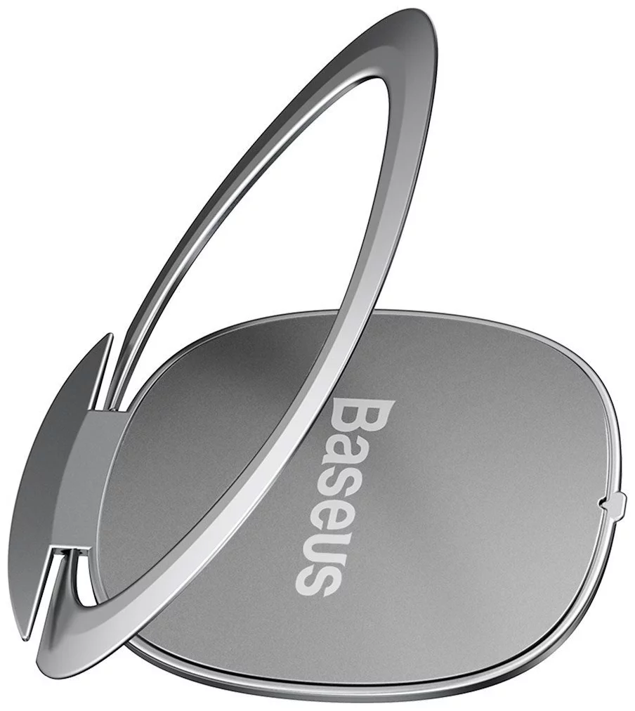 Levně Baseus Invisible Ring holder for smartphones (silver)