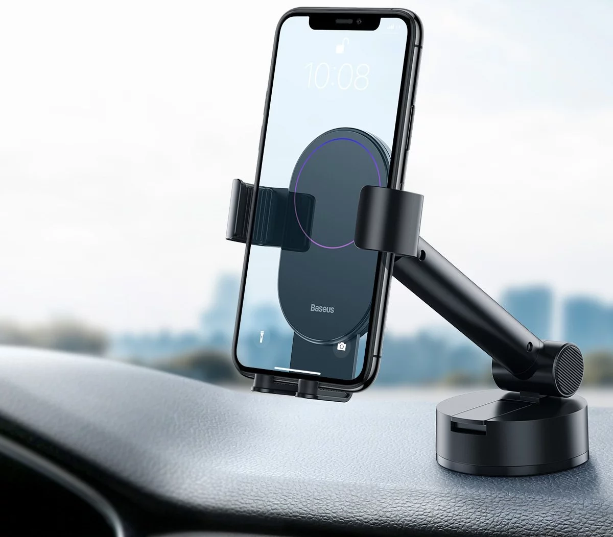 Baseus 360° Gravity Universal Car Mobile Phone Holder Stand Mount Suction Cup 
