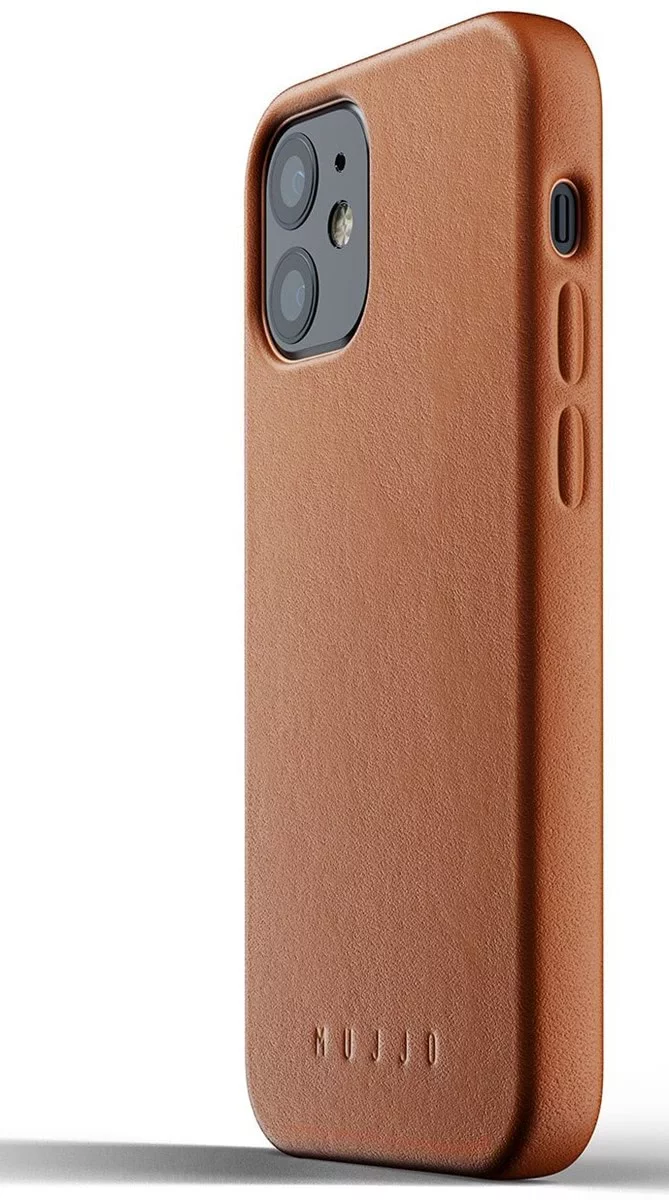 Case MUJJO Full Leather Case for iPhone 12 mini Tan (MUJJO-CL