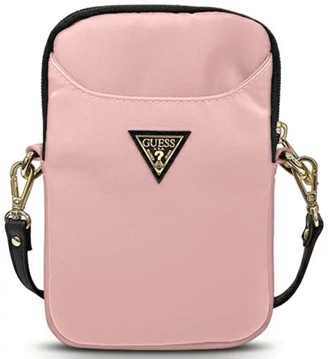 Levně Pouzdro Guess Sleeve Pink Nylon Triangle Logo (GUPBNTMLLP)