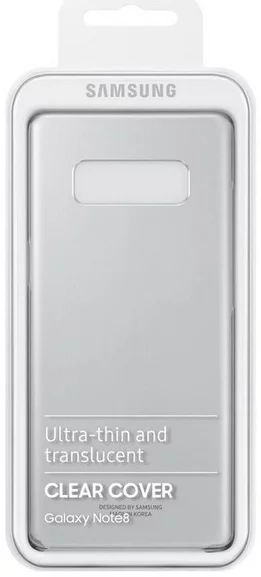 Levně Kryt Case Samsung EF-QN950CV Note 8 N950 orchid gray Clear Cover (EF-QN950CVEGWW)