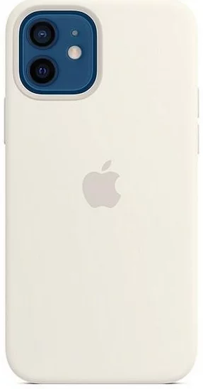 Levně Kryt Apple iPhone 12 | 12 Pro Silicone Case with MagSafe - White (MHL53ZM/A)