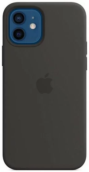 E-shop Kryt Apple iPhone 12 | 12 Pro Silicone Case with MagSafe - Black MHL73ZM/A