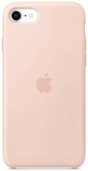 Levně Kryt Apple iPhone SE/8/7 Silicone Case - Pink Sand (MXYK2ZM/A)