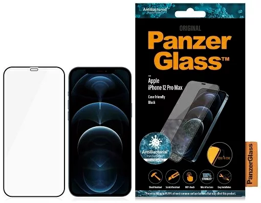 Ochranné sklo PanzerGlass iPhone 12 Pro Max Black
