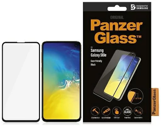 Ochranné sklo PanzerGlass E2E Super+ Samsung S10e G970 Case Friendly Black (7177)