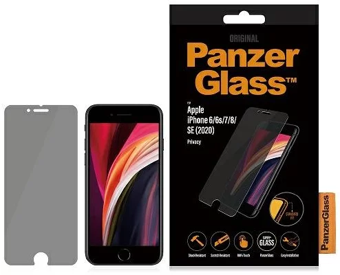 Levně Ochranné sklo PanzerGlass iPhone 6/6s/7/8/SE (2020) - Privacy
