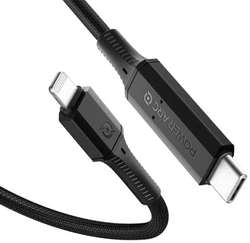 Cable Spigen Pb1901 Powerarc Lightning Mfi Cable Pd100w 2a 100cm Black 000ca