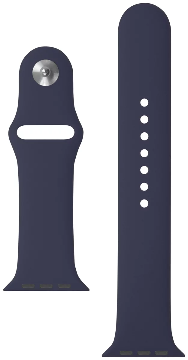 Řemínek XQISIT Silicone Strap for Apple Watch 38mm blue (38661)