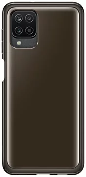 Samsung Galaxy A12 Clear Cover Black (EF-QA125TBEGEU)