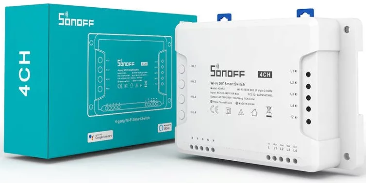 Dálkový SONOFF Smart switch 4CHR3