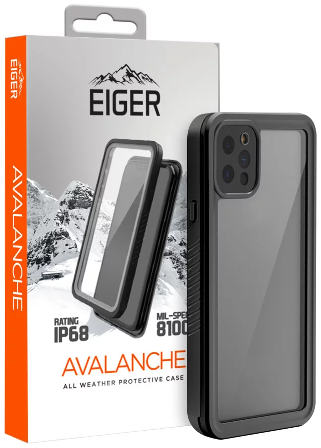 Levně Kryt Eiger Avalanche Case for Apple iPhone 12 Pro in Black