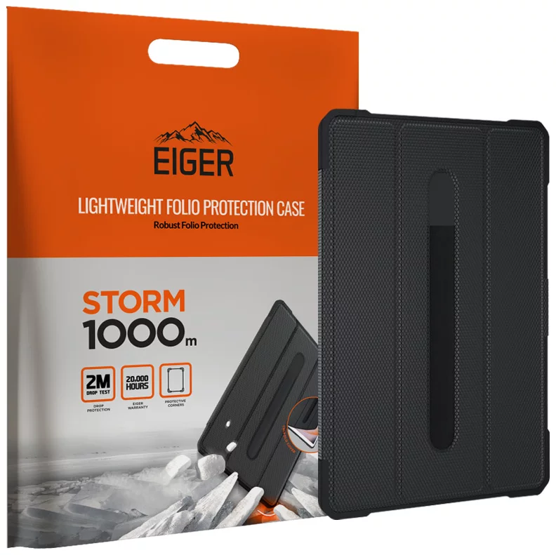 Levně Pouzdro Eiger Storm 1000m Case for Samsung Galaxy Tab A 10.1 (2019) in Black (EGSR00106)