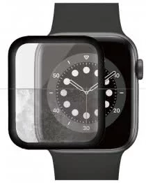 Levně Ochranné sklo PanzerGlass Curved Apple Watch 4/5/6/SE 40mm Antibacterial black (2016)